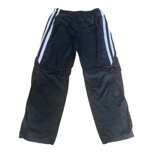 Tek Gear Mesh Lined Outdoor Athletic Windbreaker Pants Men's Size XL Black